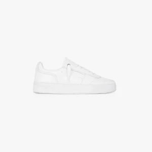 Initial Sneaker - Leather - Flat White