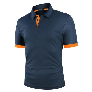 Men’s Classic Summer Polo Shirt Lightweight Breathable Comfortable Smart Casual Top